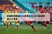 欧洲杯视频瑞士土耳其比分,2020欧洲杯瑞士土耳其