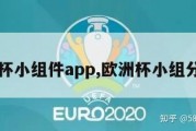 欧洲杯小组件app,欧洲杯小组分布图