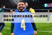 播放今年欧洲杯决赛录像,2022欧洲杯 决赛在哪