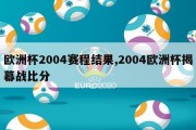 欧洲杯2004赛程结果,2004欧洲杯揭幕战比分