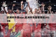 欧洲杯外围app,欧洲杯外围赛赛程2023年