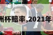 2024欧洲杯赔率,2021年欧洲杯赔