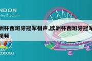 欧洲杯西班牙冠军相声,欧洲杯西班牙冠军相声视频