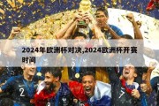 2024年欧洲杯对决,2024欧洲杯开赛时间