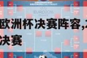 葡萄牙法国欧洲杯决赛阵容,2021欧洲杯萄萄牙法国决赛