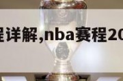 nba赛程详解,nba赛程2021至2022