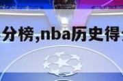 nba历史得分榜,nba历史得分榜最新排名前50名